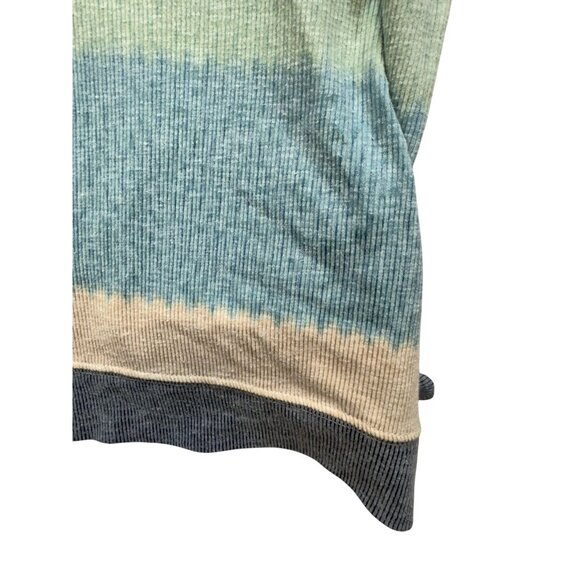 Christopher & Banks Petite Womens Striped V-Neck Pullover Sweater P/XL Top Blue - Picture 6 of 11